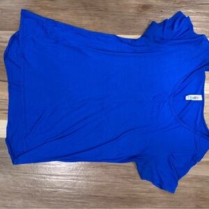 Lularoe Vibrant Blue V-Neck T-Shirt